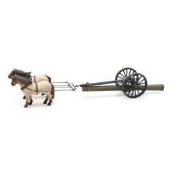 Artitec HO 387.425 &lrm;Skovhugst hjul og heste. Frdig model&lrm;