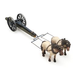 Artitec HO 387.425 &lrm;Skovhugst hjul og heste. Frdig model&lrm;