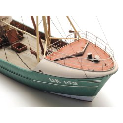 Artitec HO 50.146 Nords�en fiskekutter.  L x B x H:28,7 x 7,1 x 15 cm