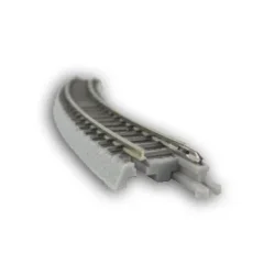 Rokuhan 7297032 spor Z buet skinne R195-30  x 6 stk.