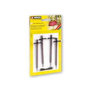 Noch HO 13160 Telegrafp�le 4 stk. inkl. 2 m kabel