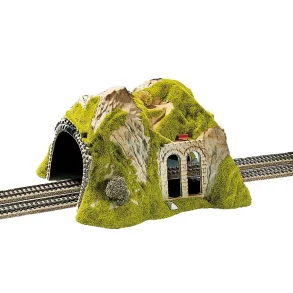 Noch HO 02430 tunnel 2-sporet, lige, 30 x 28 cm, 17 cm h�j, frih�jde 9,3 cm.
