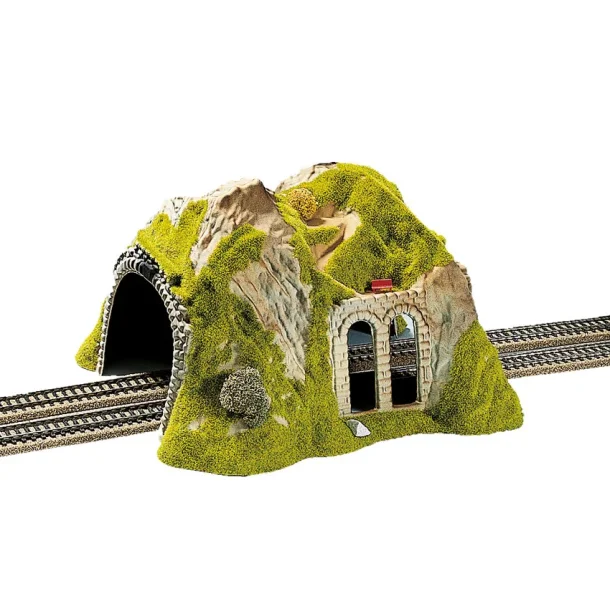 Noch HO 02430 tunnel 2-sporet, lige, 30 x 28 cm, 17 cm h�j, frih�jde 9,3 cm.