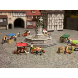 Noch HO 16227 figur st tema verden "Flower Stand"