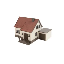 Noch HO 66606 laserskrne Bostningshus med garage 12,6 cm x 13,2 cm, 9,5 cm hjde. Nyhed 2022