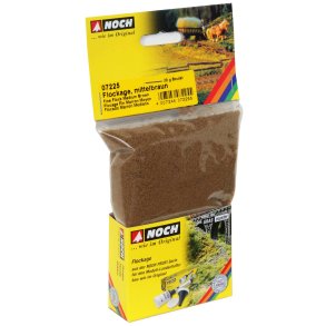 Noch  07225 alle str. Flockage medium brun, 20 g pose