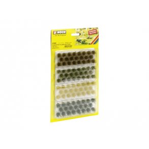 Noch alle str. 7008  Gr�s totter i 12 mm l�ngde i d�mpede farver