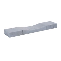 Noch HO 66014 perron platform for overgang til Mrklin C spor 18 cm lang x 3,8 cm bred1 - 1,5 cm h