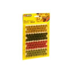 Noch alle str. 07011 Grs tot XL "blomstring" 104 stykker, 9 mm, rd, gul, lys og mrkegrn