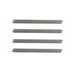 Rokuhan 7297050 spor Z lige spor lngde 220 mm, med betonsveller 4 stk.