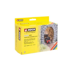 Noch HO 58032 Tunnel Rock Indre V�g, Lige 2 stk., hver 9,5 cm lang, 10,5 cm h�j