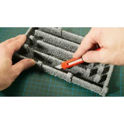 Noch HO 58280 Granit vgge Vghjde 1,5 cm, sjlehjde 2,2 cm, total vglngde 104 cm