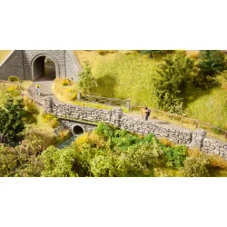 Noch HO 13170 Stenbrud stenmur 12 dele, total lngde 72 cm.