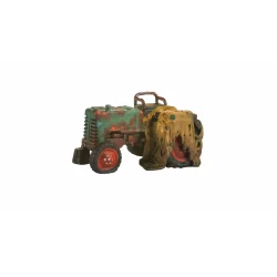 Noch HO 60761 Glemt sted "bygningsruiner" 16,5 x 12,1 cm, 6,5 cm hj, hjde trdtr "Linde" 16 cm. 