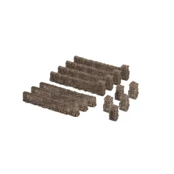 Noch HO 13170 Stenbrud stenmur 12 dele, total lngde 72 cm.