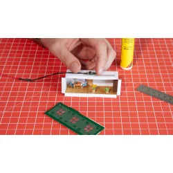 Noch 51280 alle str. mikrorum Dobbelt LED, kold hvid. Bygning indvendig belysning, 4 dele