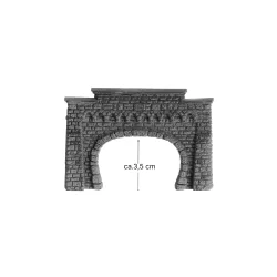 Noch 44820 Z Tunnel-Portal 2-spor, 8,5 x 6,5 cm