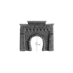 Noch 44810 spor Z Tunnel Portal 1-spor, 6,5 x 6 cm.