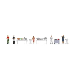 Noch HO 16276 figurst tema verden "Buffet" Nyhed 2024