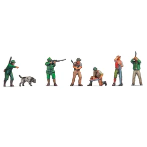 Noch 445303 spor Z figurs�t J�gere og skovhuggere