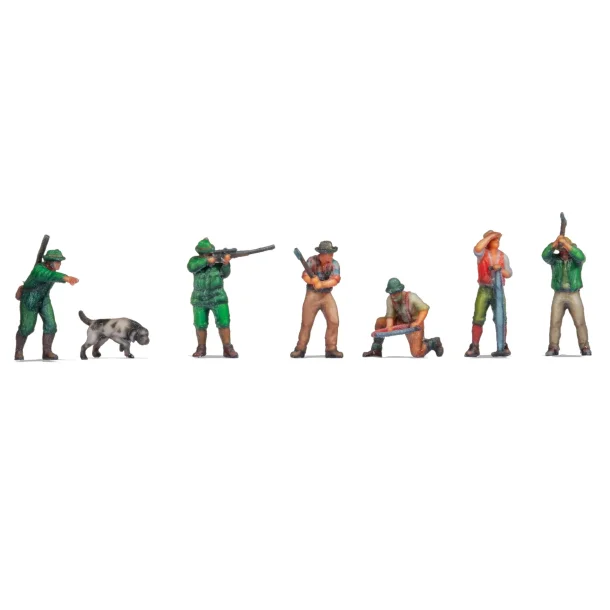 Noch 445303 spor Z figurs�t J�gere og skovhuggere