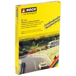 Noch HO 60511 Autov�rn og gr�nseposter Autov�rn i alt 1 m lange , 60 gr�nsep�le til selvmaling