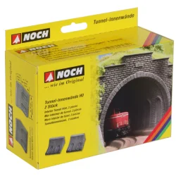 Noch HO/HOm/HOe 58031 Tunnelens indre v�g buet. 2 stykker, hver 10 cm lange velegnet til alle radier