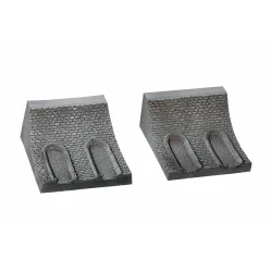 Noch HO/HOm/HOe 58031 Tunnelens indre v�g buet. 2 stykker, hver 10 cm lange velegnet til alle radier