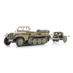 Artitec HO 6870491 Sd.Kfz. 10 + PAK 38, Camo. F�rdig model