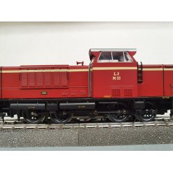 Heljan 21512 LJ MAK 650D diesellokomotiv M 33 fra Lollandsbanen. Digital til AC
