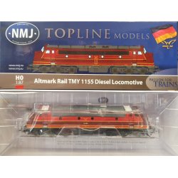 NMJ Topline HO 91605 Altmark Rail TMY diesellok 1155 Digital DCC j�vnstr�m med diesellyd 