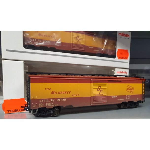 M�rklin 45711 USA Box Car der Milwaukee Road. Metal bygget