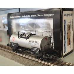 HK modeller HO 86004 DSB tankvogn Dansk Sojakagefabrik 575 ZE 21 86 070 1 575-5 Hypoklorit 