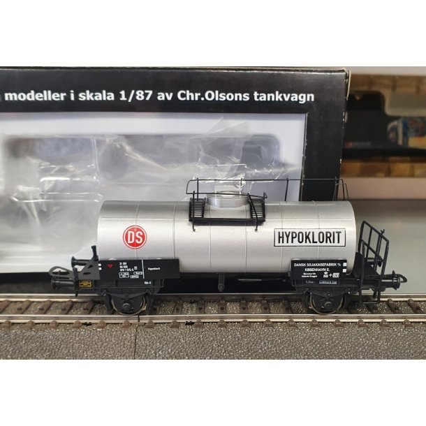HK modeller HO 86004 DSB tankvogn Dansk Sojakagefabrik 575 ZE 21 86 070 1 575-5 Hypoklorit 