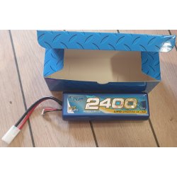 LRP AA 01147BS LIPO POWER PACK 2400 - 7.4V - 25C - STICKPACK HARDCASE