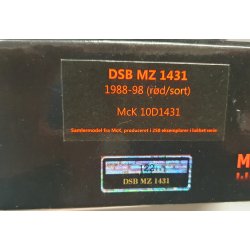 McK 10D1431 DSB MZ 1431 digital DCC LokSound med diesellyd
