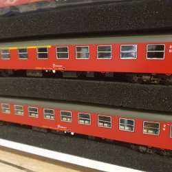 A.C.M.E. HO 55217 DSB/DR Ex 322/323 personvogns�t Neptun Prag-Berlin-K�benhavn. Nyhed 2023