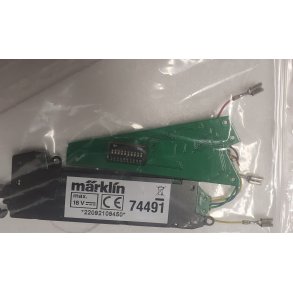 Mrklin 74491 sporskifte drev elektrisk og Mrklin 74462 dekoder til C skinner