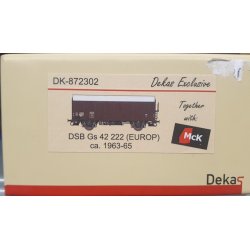 Dekas/McK HO 872302 DSB godsvogn Gs 42 222 (EUROP)