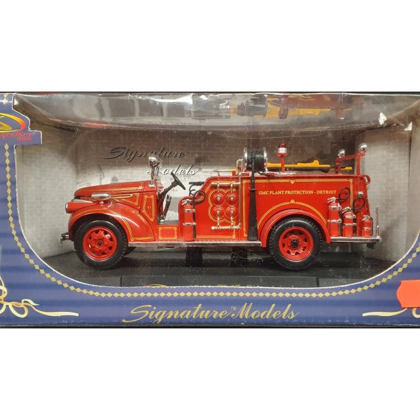 Signature 32348 GMC brandbil Dearboro Fire Dept rgang 1941. Skala 1:32