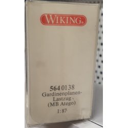 Wiking HO 564 01 38 Mercedes Benz lastvogn Atego 1823 med anhnger