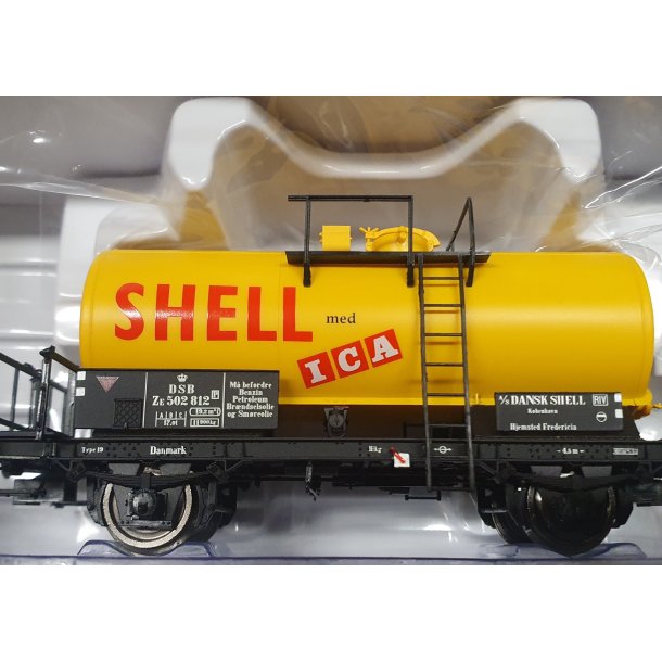 Brawa HO 48867 DSB tankvogn DANSK SHELL K�benhavn Ze 502 812 P