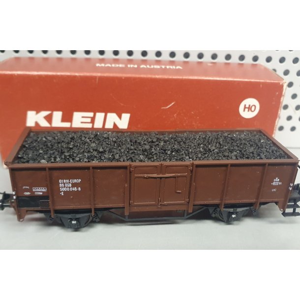 Klein HO 3097 DSB godsvogn Litra 5000 046-8E med kul beladning