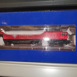 Heljan 66001 diesellok Crossrail Class 66 PB 03 til analog jvnstrm drift