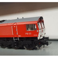 Heljan 66001 diesellok Crossrail Class 66 PB 03 til analog jvnstrm drift