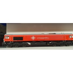 Heljan 66001 diesellok Crossrail Class 66 PB 03 til analog jvnstrm drift