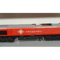 Heljan 66001 diesellok Crossrail Class 66 PB 03 til analog jvnstrm drift