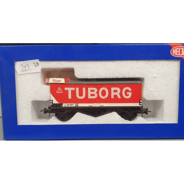 Heljan 4209 DSB lvogn Tuborg Litra ZB 99 630 med Tuborg-hatten