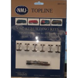 NMJ 1234 ombygningst: aksler og slbesko passer p alle NMJ NOHAB/MYer til Mrklin drift