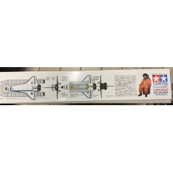 Tamiya 60402 rumfartj Space Shuttle Atlantis skala1:100 byggest